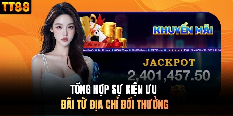 Tổng hợp sự kiện ưu đãi từ địa chỉ đổi thưởng